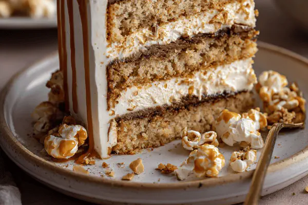 Pumpkin Spice Cake with Dark Ganache