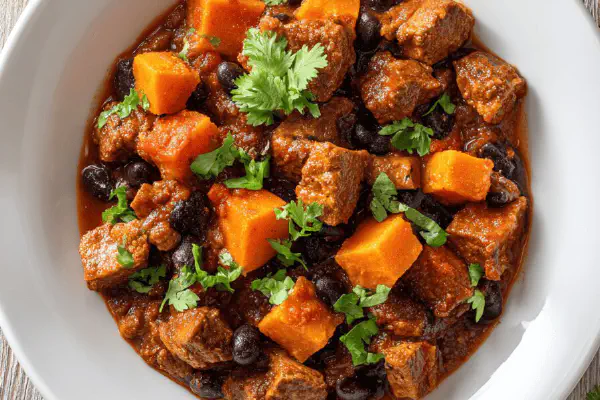 Slow Cooker Spiced Lamb Chili