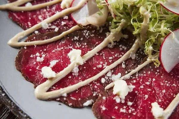 Coffee-Spiced Tenderloin Carpaccio