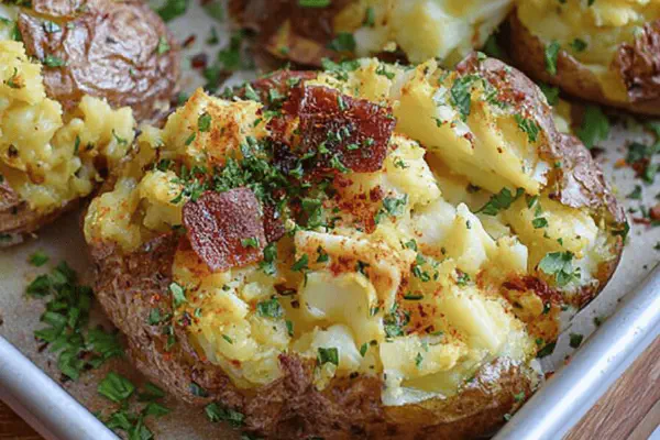 Garlic-Dijon Hasselback Potatoes