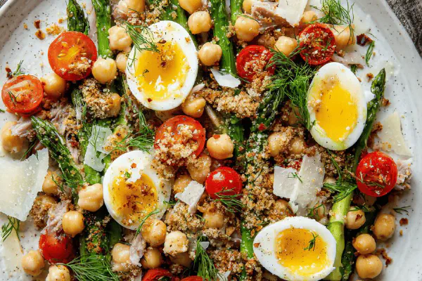 Smoked Trout Mimosa Salad