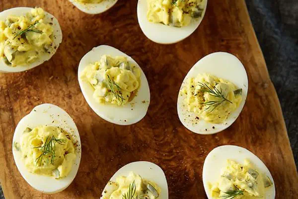 Dill Pickled Deviled Eggs