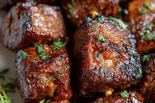 Duck and Honey-Glazed Apple Skewers