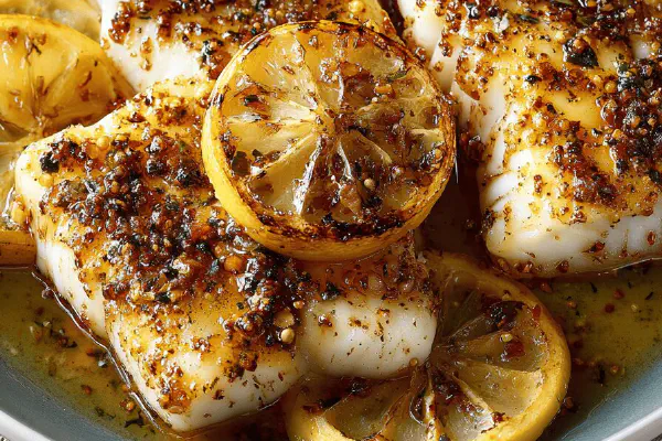 Sole Filets with Anchovy Lemon Mayo