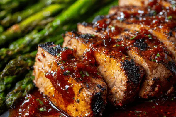 Herbed Pork Filet Creamy Pasta Salad