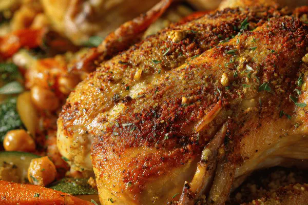 Curried Chicken Veg Traybake