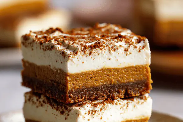 Pumpkin Cheesecake Brownies