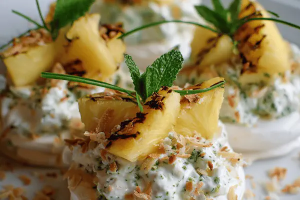 Stuffed Pineapple with Lime Granita
