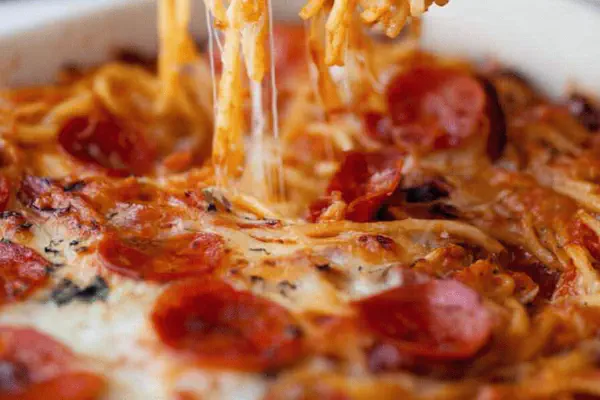 Cheesy Chicken Pasta Bake