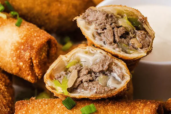 Pulled Pork Smoked Gouda Egg Rolls