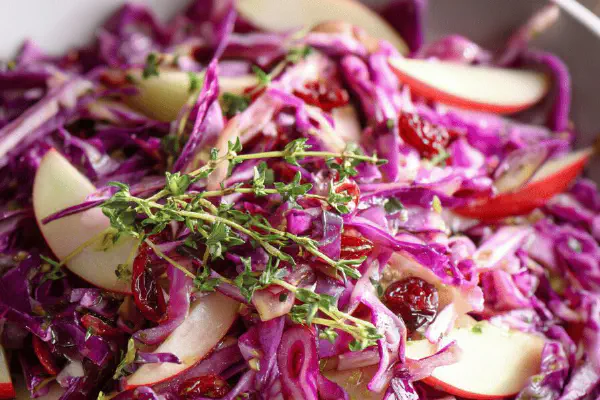 Cabbage Beet Pomegranate Salad