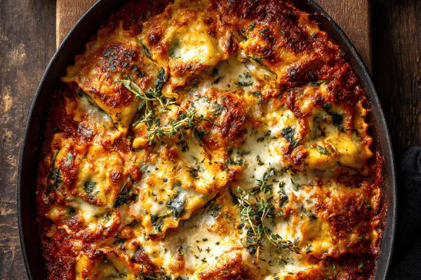 Spinach Ricotta Lasagna Revamp