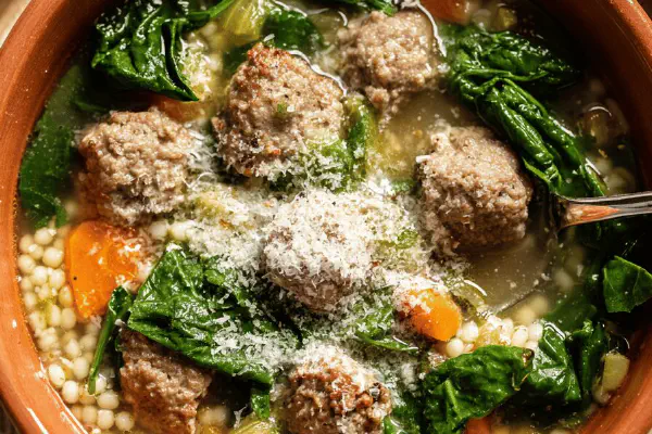 Sausage Zucchini Meatballs Orzo Broccoli