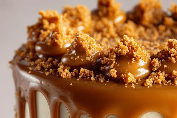 Caramel Sheet Cake Twist
