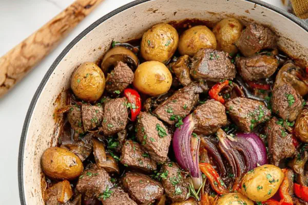 Beef Mushroom Noodles