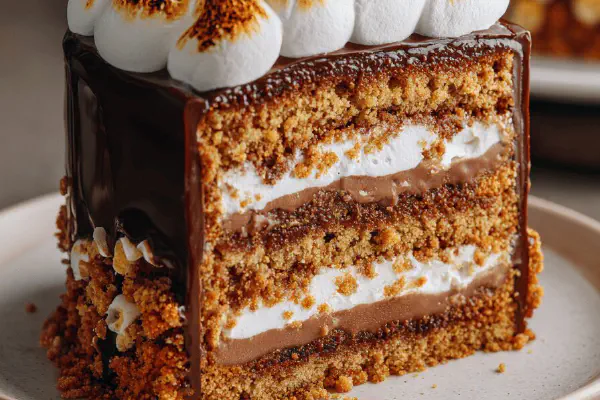 Pumpkin Spice Cake with Dark Ganache