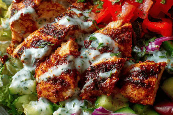 Grilled Chicken Salad Wraps