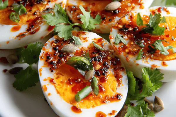 Pickled Eggs with Shallots