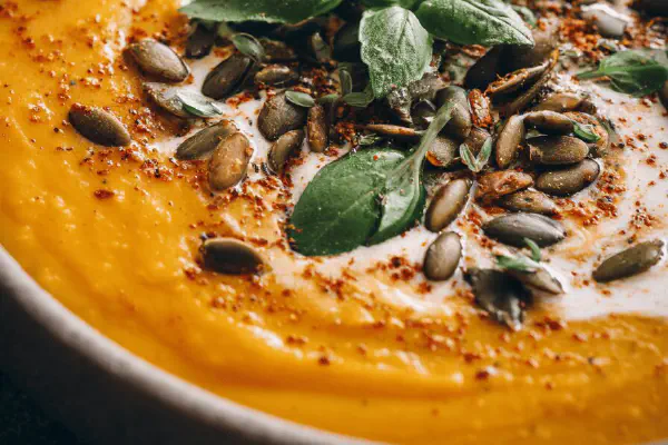 Carrot Tahini Broccoli Soup