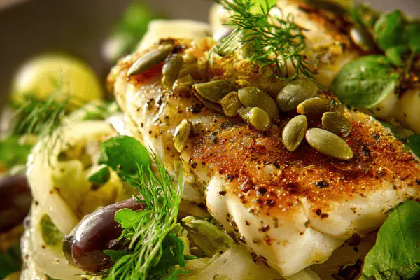 Sole Filets with Anchovy Lemon Mayo